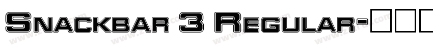 Snackbar 3 Regular字体转换